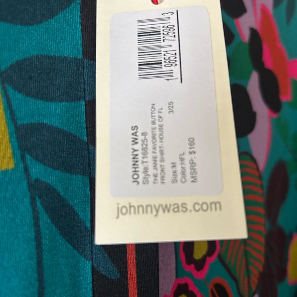Johnny Was Janie Favorite Button Down Front Shirt House of FL - Picture 3 of 8